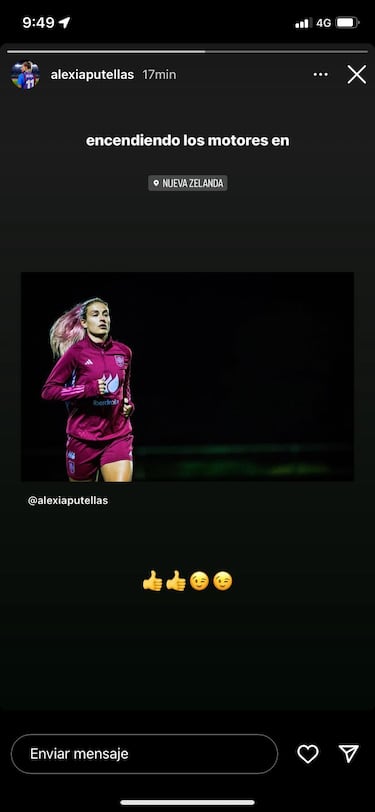 Mensaje tranquilizador de Alexia