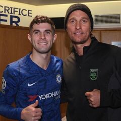 Matthew McConaughey se rinde en elogios hacia Christian Pulisic