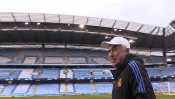 Esto es Ancelotti en estado puro: su chascarrillo a Benzema en el Etihad