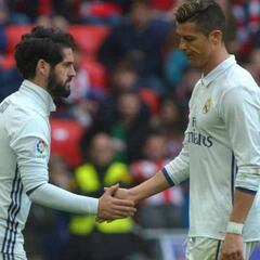 Cristiano fue cambiado luego de 14 partidos completos