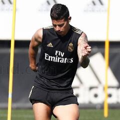 COPE: James sale del mercado y cuenta para Zidane