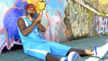 Tariq Kirksay, en su época como jugador del Estudiantes.