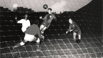 Con este gol de Del Sol gan&oacute; Espa&ntilde;a a Marruecos en 1961 en el primer partido entre ellos.