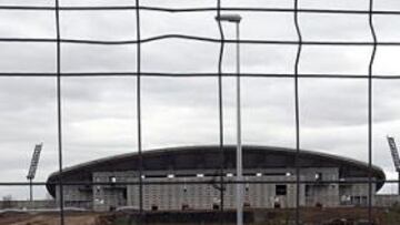 <b>OBRAS. </b>Los trabajos previos empezaron en La Peineta.