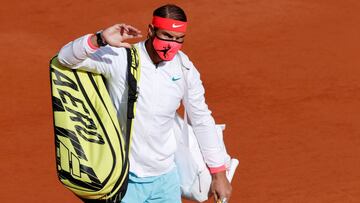 Rafa Nadal, hoy en París.