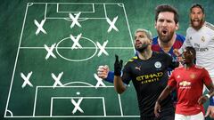 El once de cracks que quedan libres en un año: Messi, Ramos y un valor de 566 millones