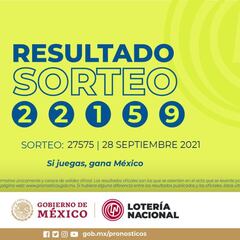 Resultados Lotería Tris Extra hoy: ganadores y números premiados | 28 de septiembre