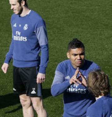 Gareth Bale, Casemiro y Luka Modric.