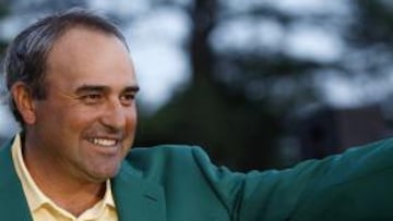 El 'Pato' Cabrera, tras vencer en el Masters.