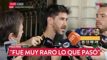 Pablo Pérez: "Nadie de CONMEBOL nos vino a ver ni se preocupó"