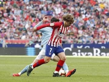 Griezmann in action against Celta