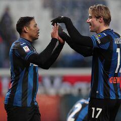 Muriel y Zapata se exhiben en la victoria de Atalanta por Copa