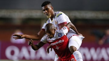 Tolima en su visita a Argentinos Juniors por la Copa Sudamericana