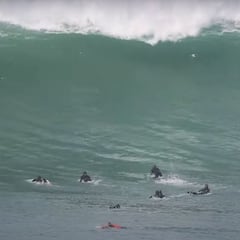 El despertar de la ola gigante de Coxos: entre el cielo y el infierno