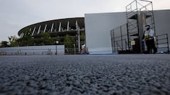 Imagen de los alrededores del Estadiio Ol&iacute;mpico de Tokio, una de las sedes principales de los Juegos Ol&iacute;mpicos de Tokio 2020.