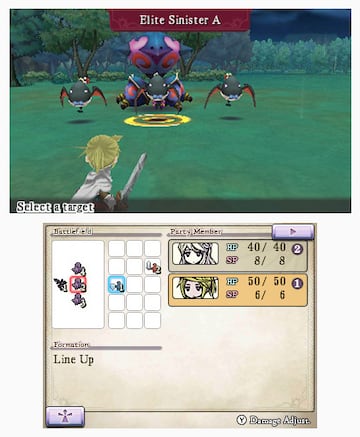 Captura de pantalla - The Alliance Alive (3DS)