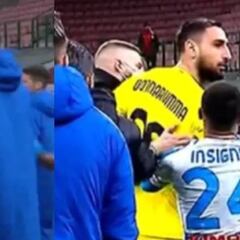 Furia Donnarumma: "Sois una banda"