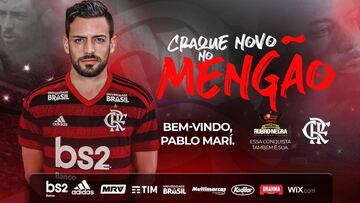 El central español Pablo Marí firma por el Flamengo