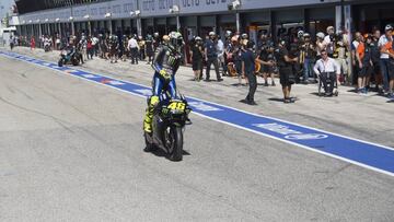Valentino Rossi en Misano.