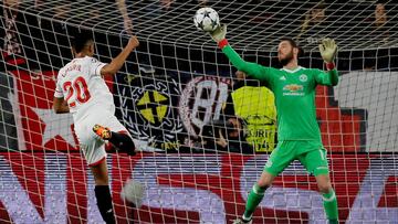 De Gea deja a un gran Sevilla sin ventaja ante el United