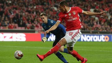 Benfica y Moreirense, en un partido de la Liga Portuguesa.