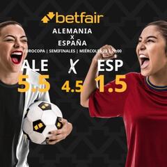 Alemania vs. España: horario, dónde ver, pronósticos y cuadro