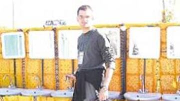 <b>ASEO IMPROVISADO. </b>Estos son los lavabos de la carrera.