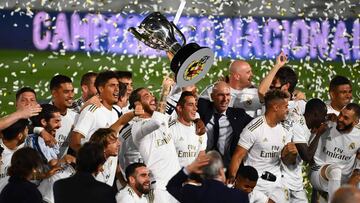 Celebración de campeón de LaLiga del Real Madrid en directo