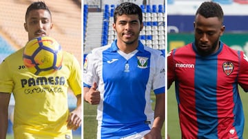 Jugadores saudíes del Villarreal, Leganés y Levante.