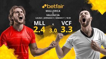 RCD Mallorca vs. Valencia CF: horario, TV, estadísticas, clasificación y pronósticos