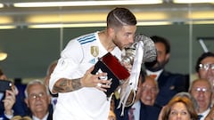 El Real Madrid recibe este domingo el trofeo de campeón de Liga