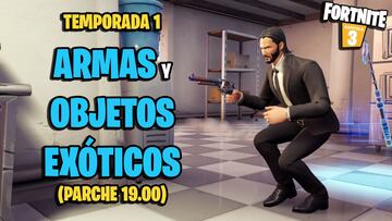 Todas las armas exóticas de Fortnite Capítulo 3 Temporada 1 y dónde conseguirlas
