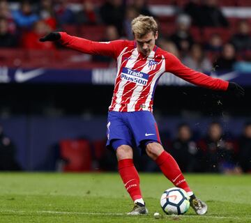 Las imágenes del póquer de Griezmann en el Atlético de Madrid-Leganés