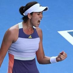 Muguruza's renaissance continues with semi-final win over Halep