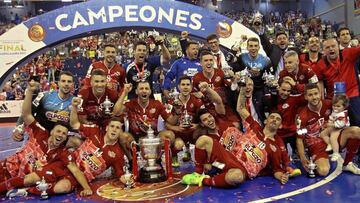 ElPozo Murcia, vigente campe&oacute;n de la Copa del Rey de f&uacute;tbol sala.