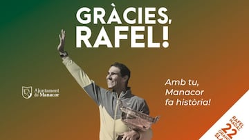 El homenaje definitivo de Manacor a su héroe Rafa Nadal