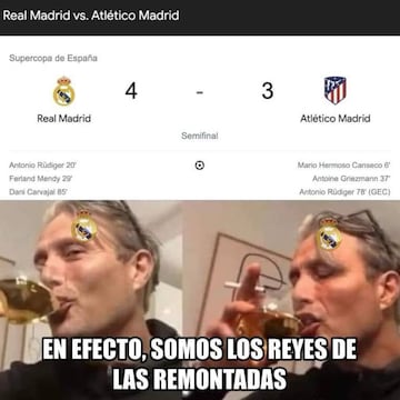 Los mejores memes de las semifinales de Supercopa