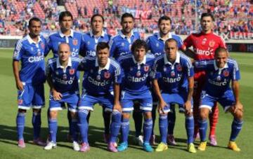 Fecha 2 vs O'Higgins: Herrera; Corujo, González, Suárez, Rojas; Pereira, Espinoza, Lorenzetti; Benegas, Gutiérrez y C. Cortés.