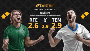 Racing Club de Ferrol vs. CD Tenerife: horario, dónde ver, pronósticos y clasificación