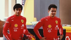 Carlos Sainz y Charles Leclerc.