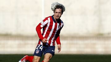 Mario Soriano, con el Atleti B.