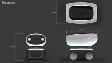 DRU, el robot de Domino's que repartirá las pizzas