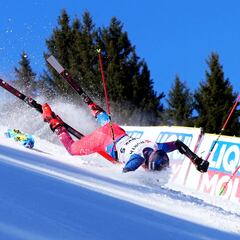 Espeluznante caída de Martin Hyska en Méribel