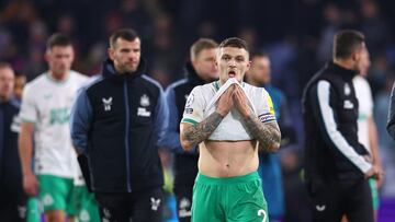 Soccer Football - Premier League - Crystal Palace v Newcastle United - Selhurst Park, London, Britain - January 21, 2023 Newcastle United's Kieran Trippier reacts after the match REUTERS/David Klein EDITORIAL USE ONLY. No use with unauthorized audio, video, data, fixture lists, club/league logos or 'live' services. Online in-match use limited to 75 images, no video emulation. No use in betting, games or single club /league/player publications. Please contact your account representative for further details.