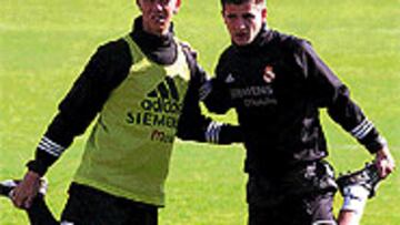 <B>ÚLTIMOS GOLEADORES</B>. Guti y Portillo son dos relevos de garantía por si Ronaldo no se recupera.