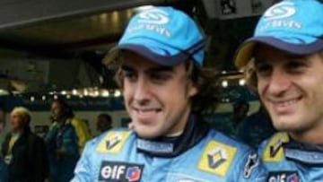 <b>IRREPETIBLE</b>. La próxima temporada Jarno Trulli y Fernando Alonso lucirán colores distintos tras la salida del italiano de Renault.