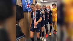 La movida celebración del PSG de Endler tras clasificarse a la semifinal de Champions