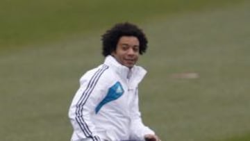 Marcelo, de buen humor.