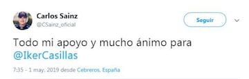 Deportistas, políticos, famosos... mandan fuerzas a Iker Casillas