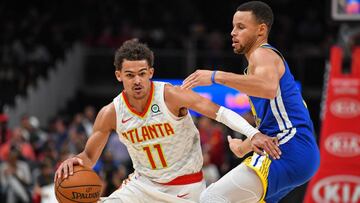 Curry enseña a 'su clon' y los Warriors vencen fácil en Atlanta